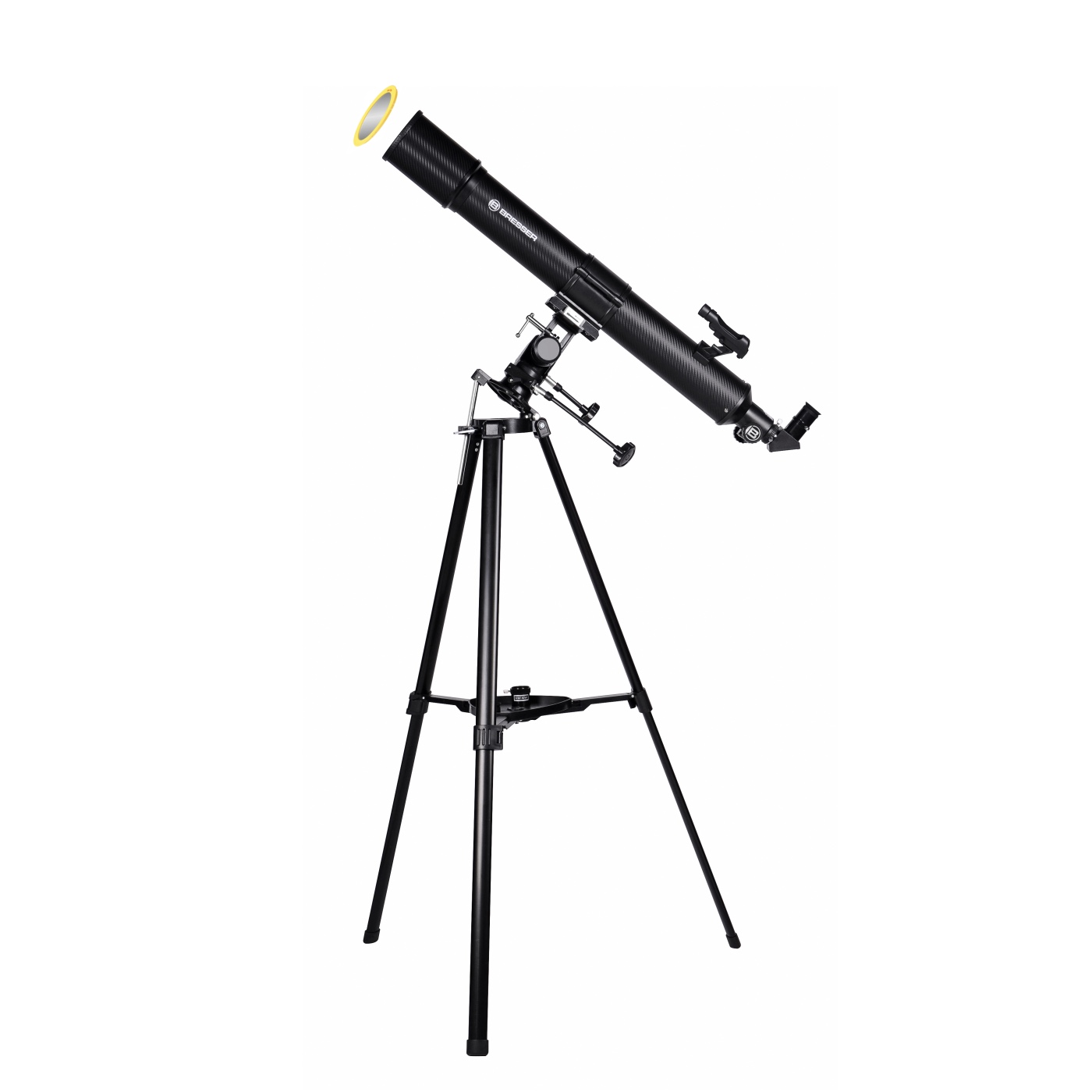 Hvězdářský dalekohled Bresser Taurus 90/900 MPM AZ/EQ + Sluneční filtr