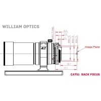 Apochromatický refraktor William Optics 51/250 SpaceCat 51 OTA