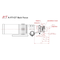 Apochromatický refraktor William Optics 71/420 Gran Turismo GT 71 OTA