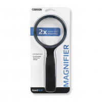 Zvětšovací sklo Carson HandHeld Series Rimmed 2x Power 3.5” Acrylic Lens Magnifier